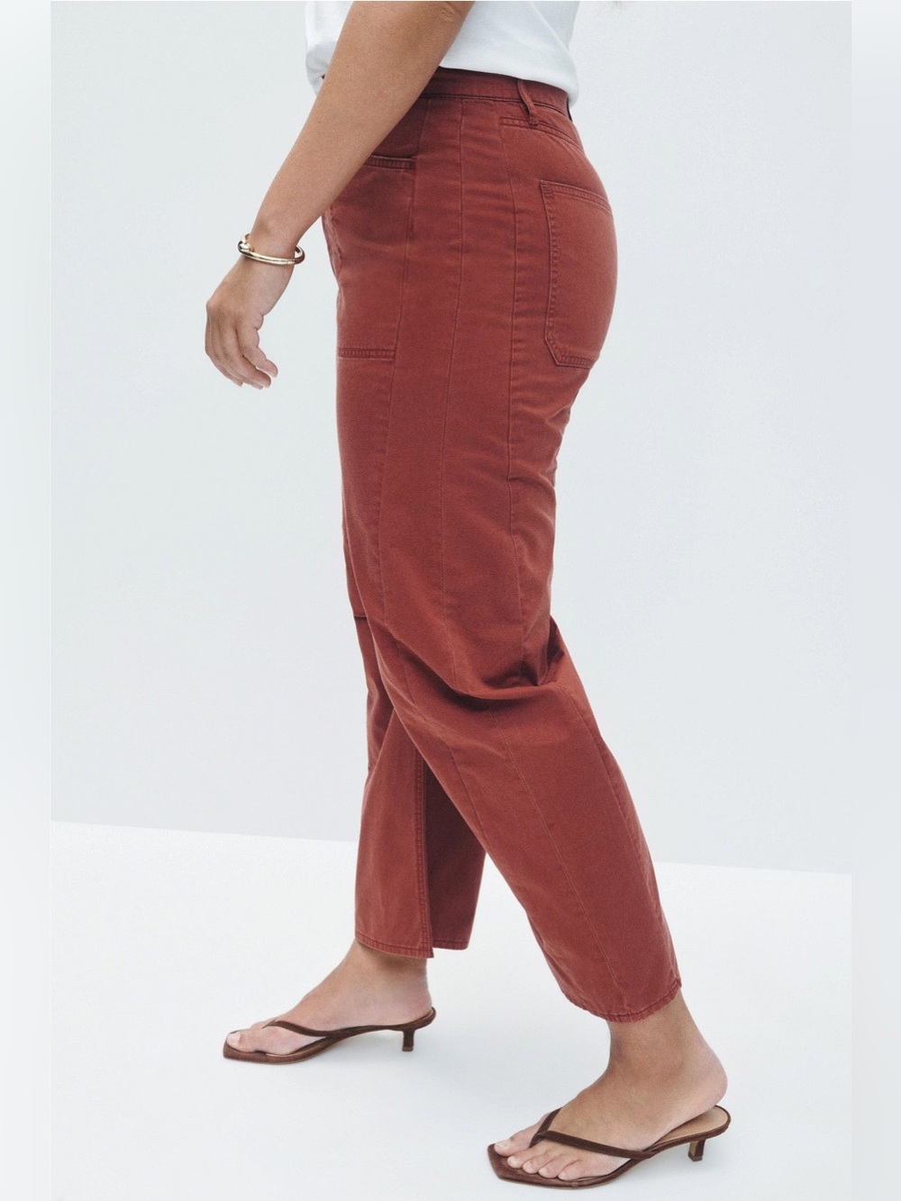 Veronica Beard Sloan High Rise Barrel Leg Pants US 27 - Picture 10 of 14